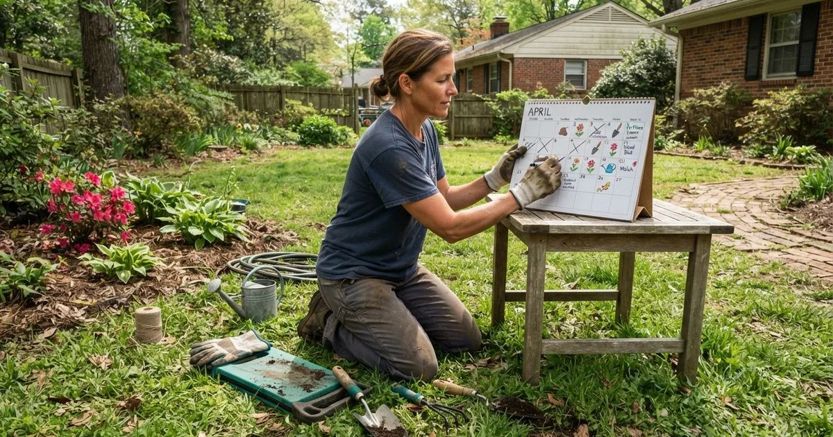 Seasonal lawn care calendar for Lexington, SC